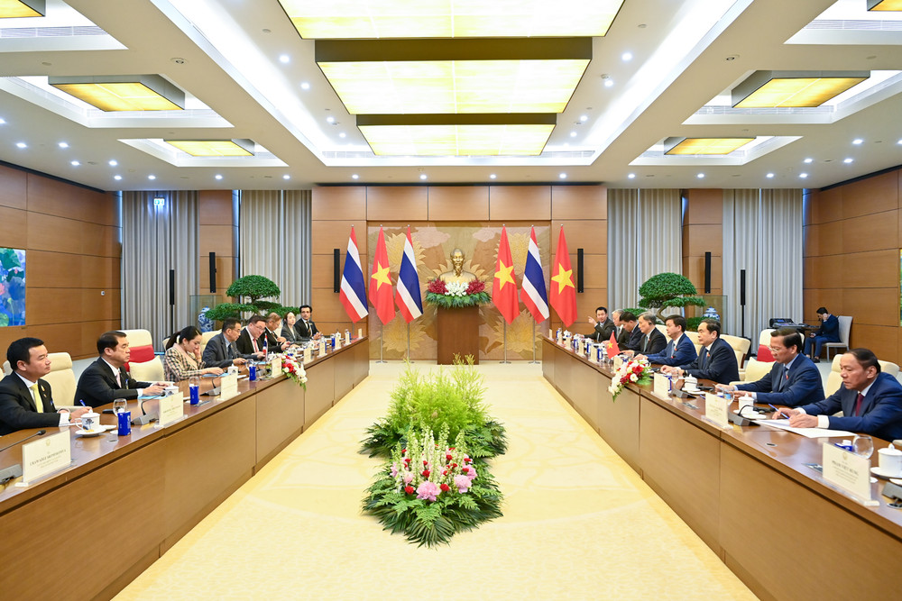 Quang cảnh hội kiến tại Nhà Quốc hội. (Ảnh: DUY LINH) Quang cảnh hội kiến tại Nhà Quốc hội. (Ảnh: DUY LINH)