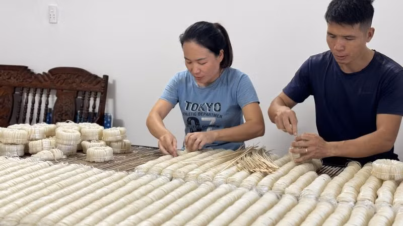 Nông dân huyện Văn Quan, Lạng Sơn sản xuất nông sản sạch (Ảnh: HNV)