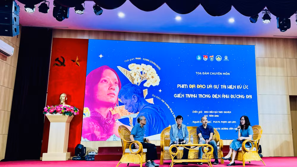 "Địa đạo" tạo cầu nối xúc động, thắp lửa ký ức hào hùng và truyền cảm hứng cho thế hệ trẻ. (Ảnh: HNV)