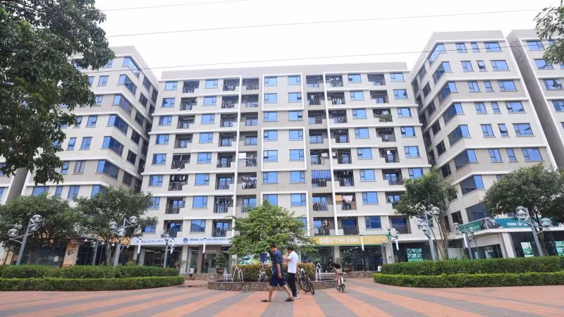 Theo bảng giá cho thuê nhà ở xã hội mới, căn 70m2 gần 14 triệu đồng/tháng. (Ảnh: PV)