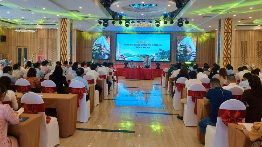 Quang cảnh hội nghị kết nối du lịch Quảng Bình năm 2024.