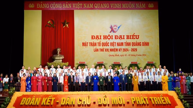 Ủy ban Mặt trận Tổ quốc Việt Nam tỉnh Quảng Bình nhiệm kỳ mới ra mắt.