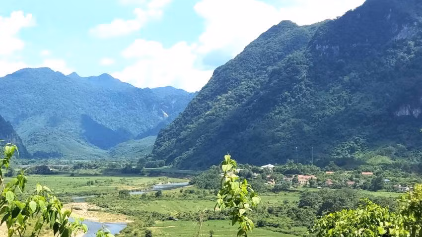 Một góc xã biên giới Trường Sơn (Quảng Bình).