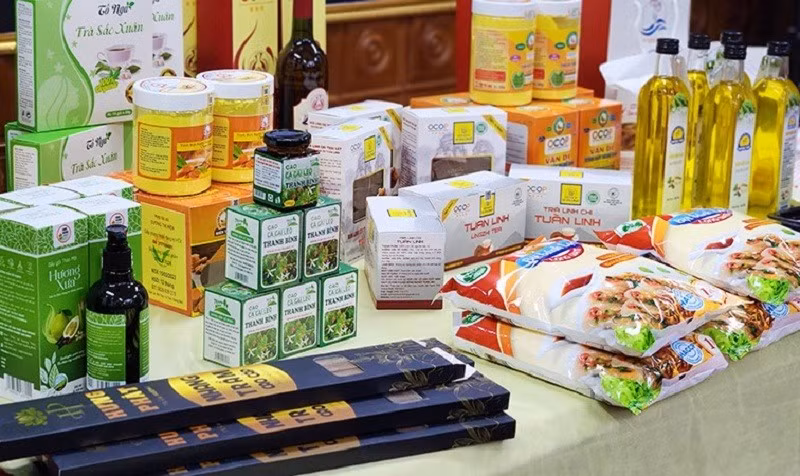 Sản phẩm OCOP của tỉnh Quảng Bình.