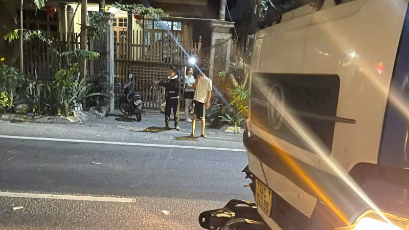 Hiện trường vụ tai nạn làm 3 người chết tại Quảng Bình.