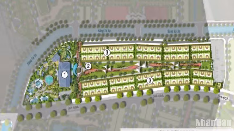 Phối cảnh Tổ hợp nghỉ dưỡng khoáng nóng cao cấp Lynn Times Duyên Hải.