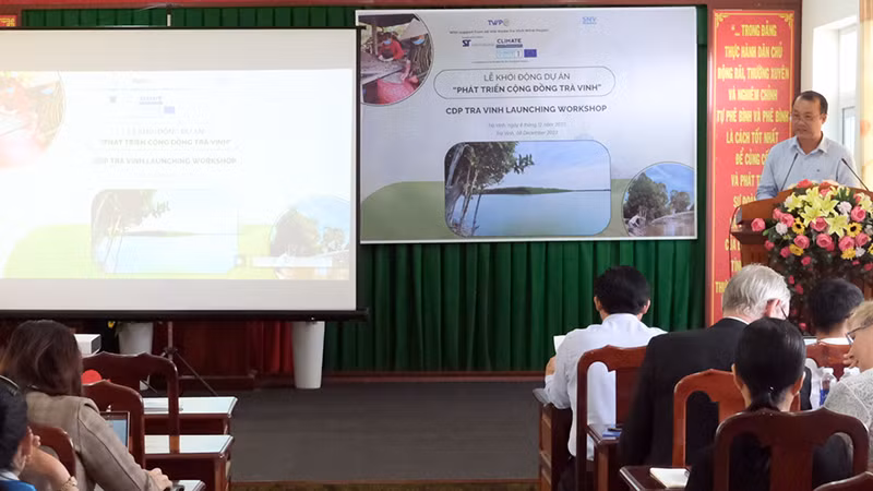 Lễ khởi động dự án. (Ảnh: SNV)