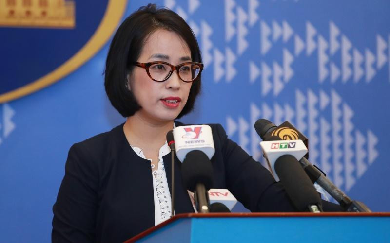 Phó Phát ngôn Bộ Ngoại giao Phạm Thu Hằng.