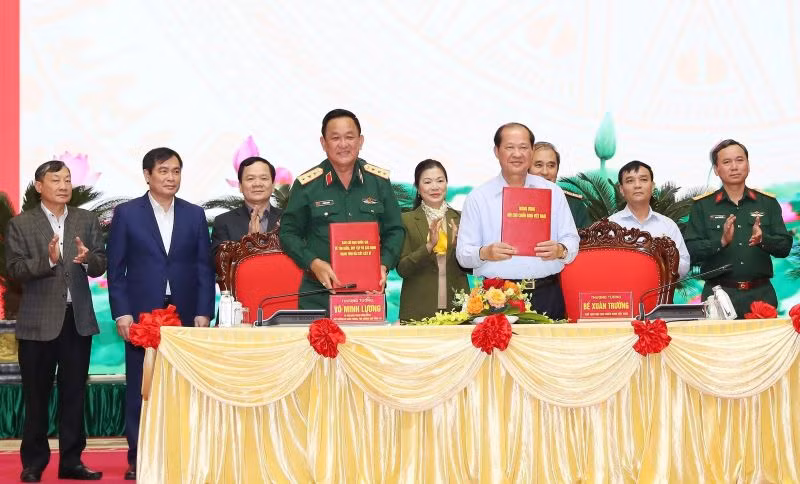 Ban Chỉ đạo quốc gia 515 và Trung ương Hội Cựu chiến binh Việt Nam ký kết chương trình phối hợp giai đoạn 2023-2030.