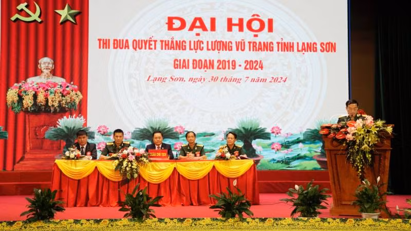 Đại hội thi đua quyết thắng của lực lượng vũ trang tỉnh Lạng Sơn. 