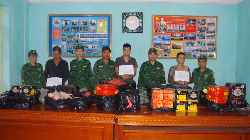 Bộ đội Biên phòng Lạng Sơn phá thành công chuyên án vận chuyển pháo nổ qua biên giới.