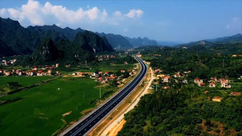 Dự án cao tốc cửa khẩu Hữu Nghị-Chi Lăng, sau khi hoàn thành sẽ kết nối với cao tốc Bắc Giang-Lạng Sơn.