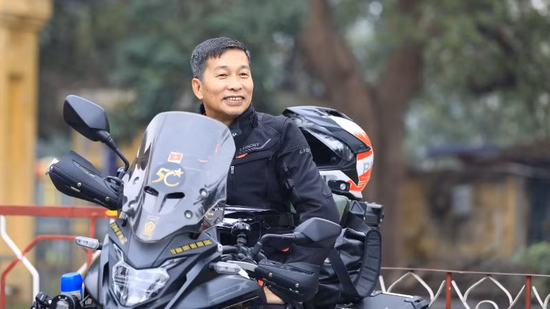 Kỹ sư Trần Vũ Thành, Chủ tịch Hội Biển đảo Việt Nam sẽ cùng các hội viên tham gia hành trình.