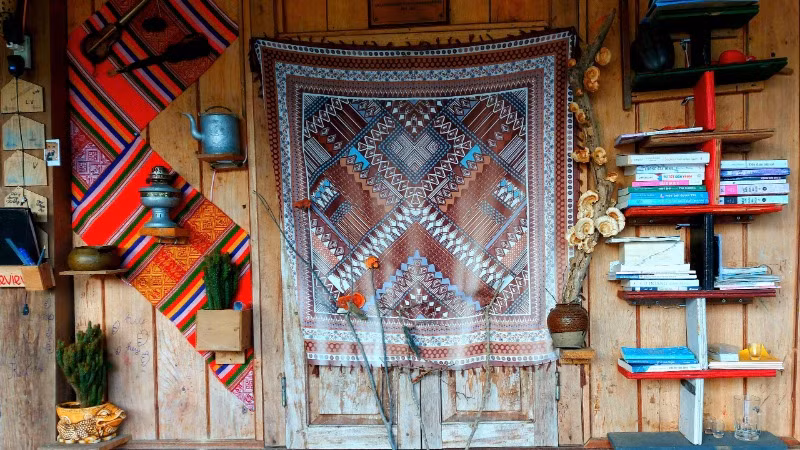 Một góc nhà dân được trang trí xinh xắn.