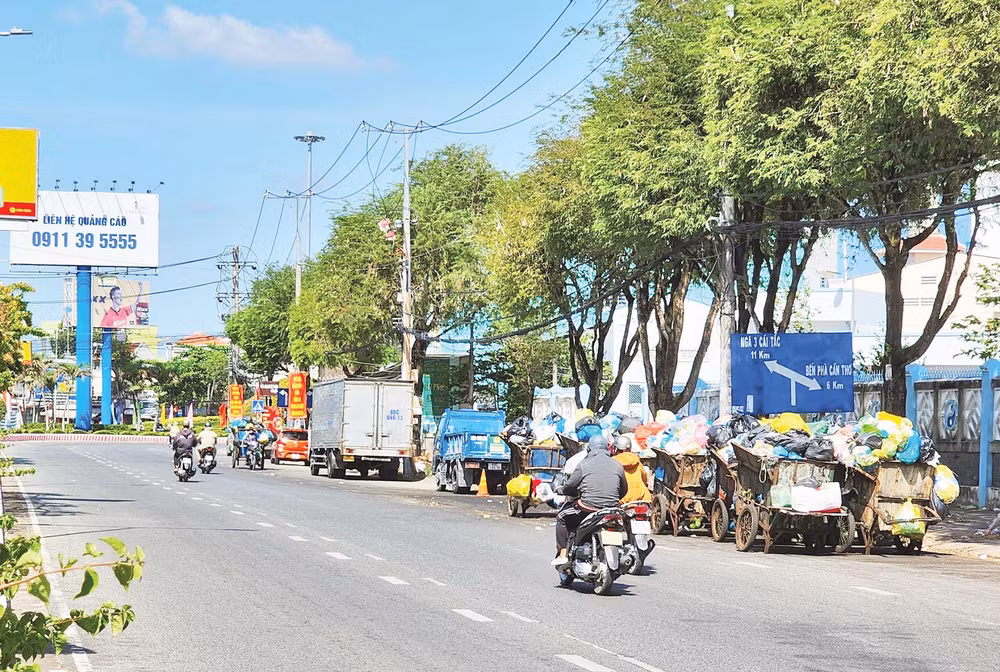 Rác tồn đọng gây ô nhiễm môi trường