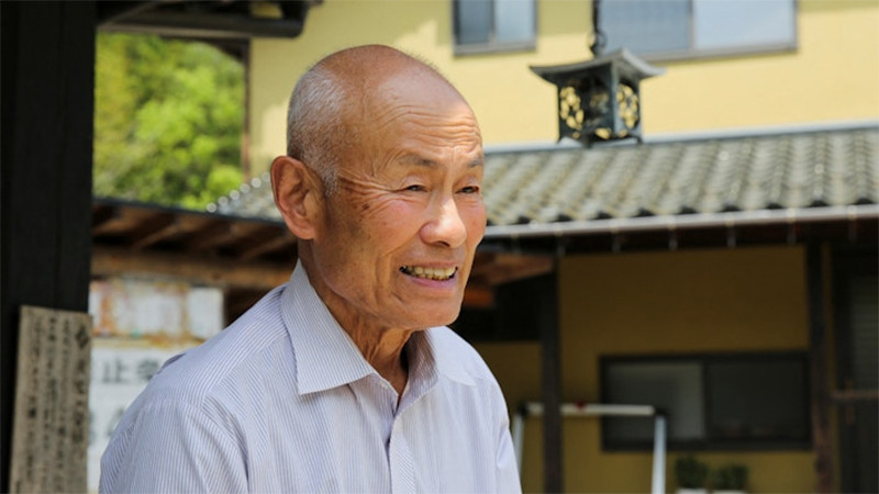 Ông Toshiyuki Mimaki, một nạn nhân sống sót sau thảm họa bom nguyên tử, người đứng đầu Nihon Hidankyo. (Ảnh: Reuters)