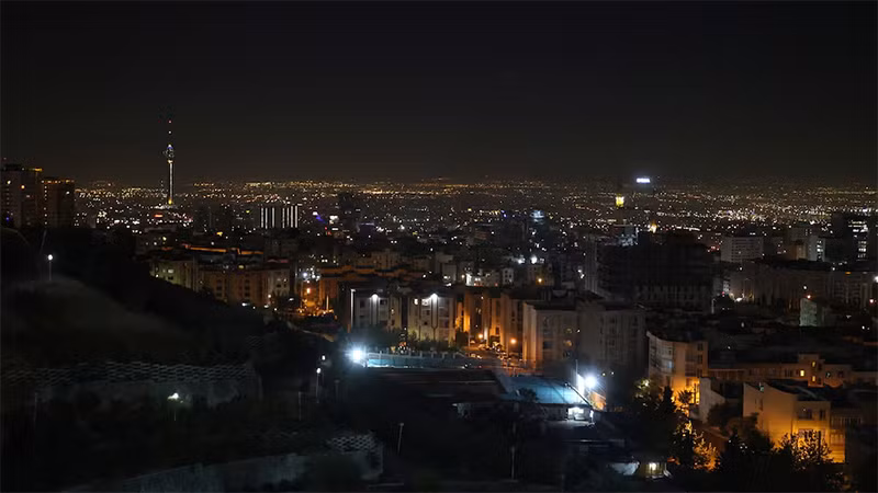 Toàn cảnh thủ đô Tehran của Iran sau khi một số tiếng nổ xuất hiện vào sáng 26/10/2024. (Ảnh: Reuters)