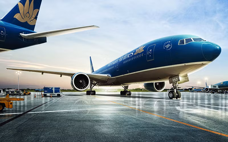 Với chiến lược số hóa, Vietnam Airlines bảo đảm khai thác hiệu quả nhất đội tàu bay, nhất là các tàu bay thế hệ mới. Ảnh: KHIẾU MINH