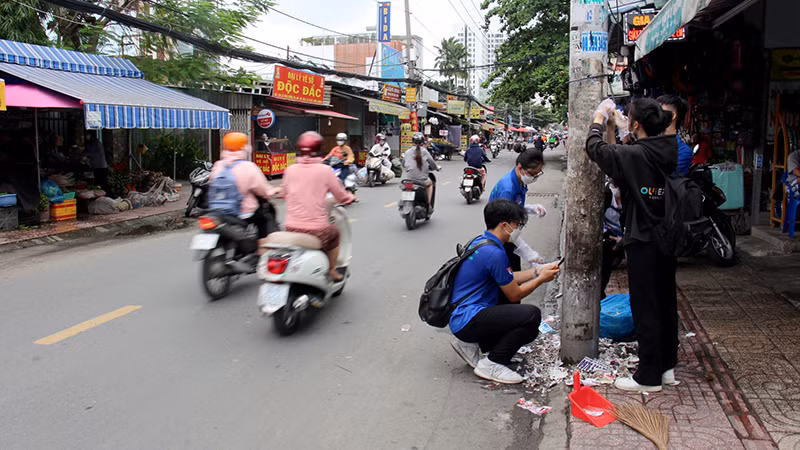 Hoạt động phát huy vai trò xung kích, tình nguyện của đoàn viên thanh niên, học sinh, sinh viên trong hoạt động chung của thành phố.