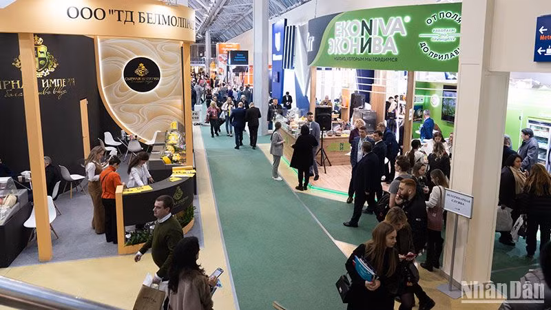 Triển lãm là cơ hội tốt để tìm kiếm đối tác. (Ảnh: Thanh Thể)