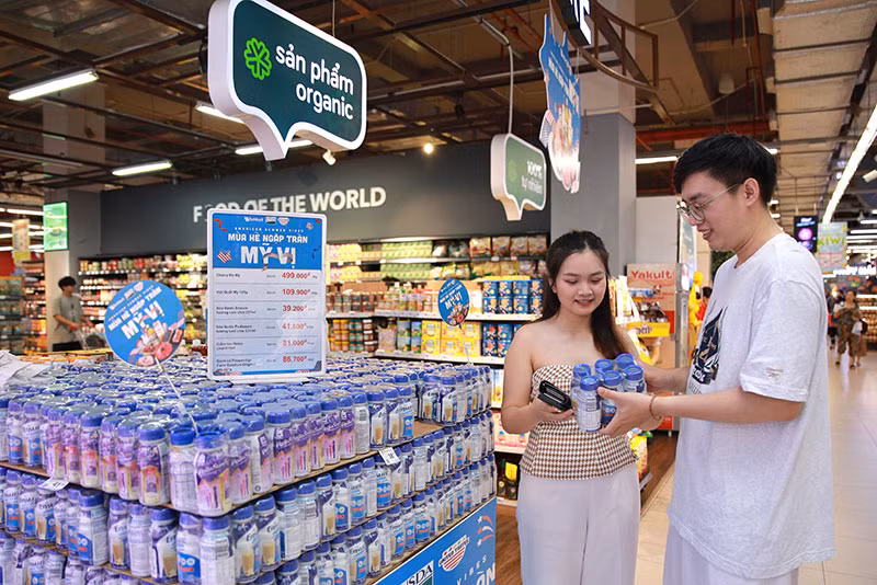 Tại Winmart Times City, các sản phẩm tiêu biểu đến từ Hoa Kỳ được người dùng yêu thích.