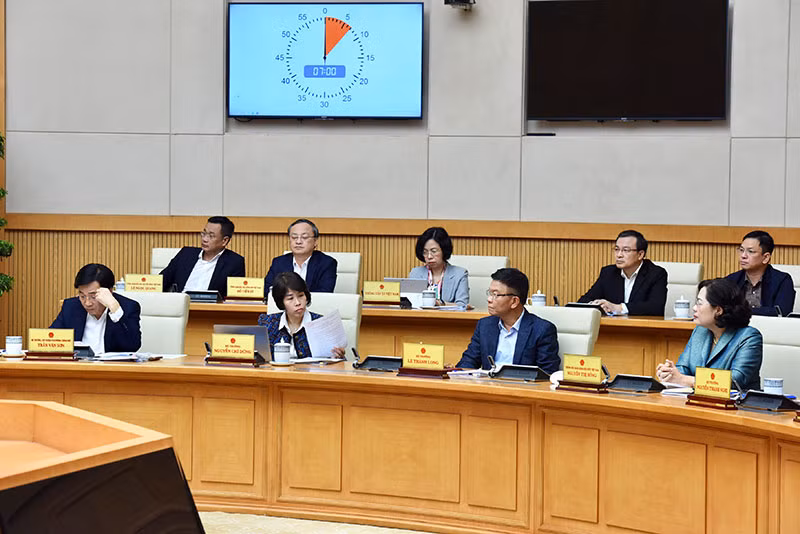 Đại diện lãnh đạo các bộ, ban, ngành tham dự hội nghị.