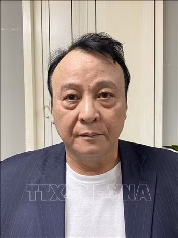 Bị can Đỗ Anh Dũng, Chủ tịch HĐTV kiêm Tổng Giám đốc Tập đoàn Tân Hoàng Minh. (Ảnh: TTXVN)