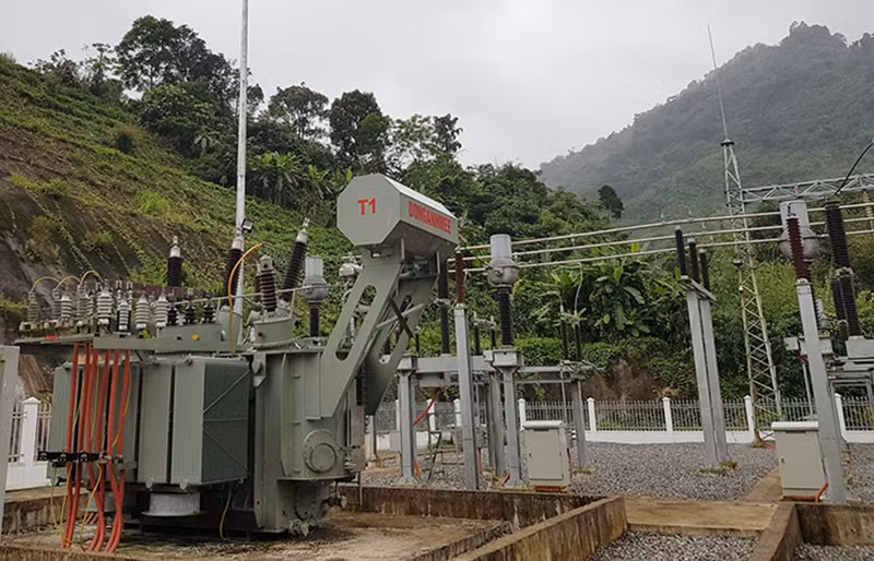 Công trình đưa vào sử dụng sẽ giải quyết được cơ bản vấn đề sự cố mất điện trên địa bàn huyện Nam Trà My.