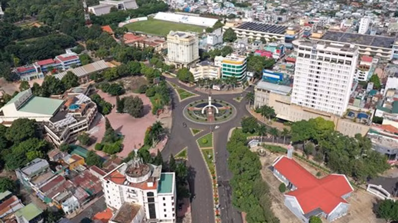 Thành phố Buôn Ma Thuột, Đắk Lắk. (Ảnh: TTXVN phát)