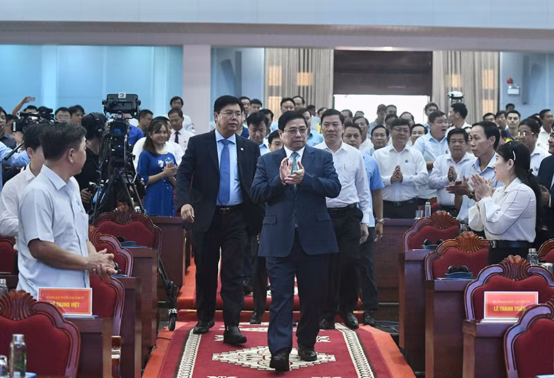 Thủ tướng Phạm Minh Chính dự Hội nghị công bố Quy hoạch và xúc tiến đầu tư tỉnh Cà Mau.