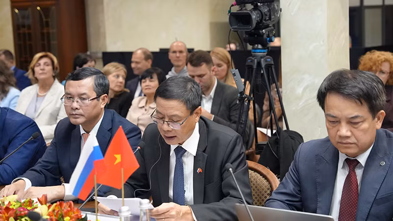Thứ trưởng Khoa học và Công nghệ Lê Xuân Định phát biểu. (Ảnh: XUÂN HƯNG)