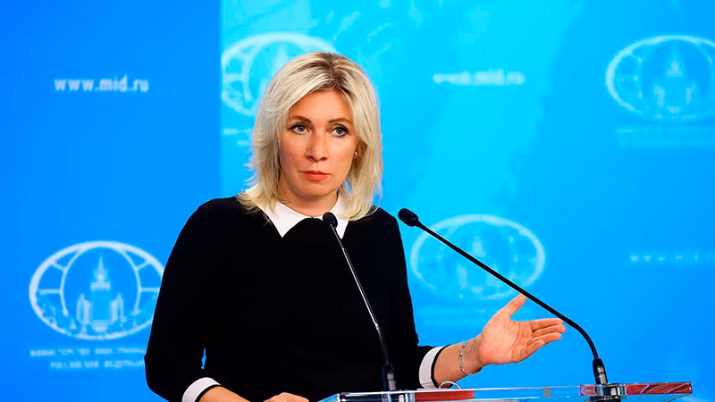 Người phát ngôn Bộ Ngoại giao Nga Maria Zakharova. (Ảnh: Cơ quan báo chí Bộ Ngoại giao Nga)