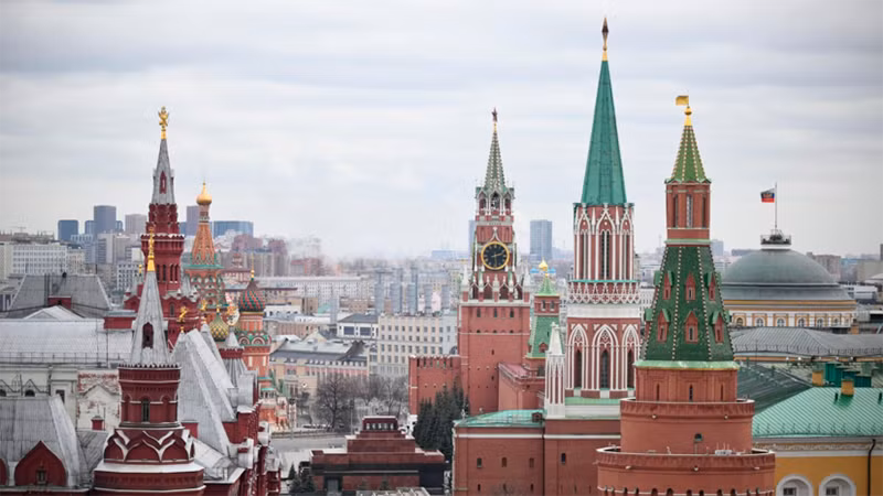 Khuôn viên Quảng trường Đỏ ở thủ đô Moskva. (Ảnh: RIA Novosti)