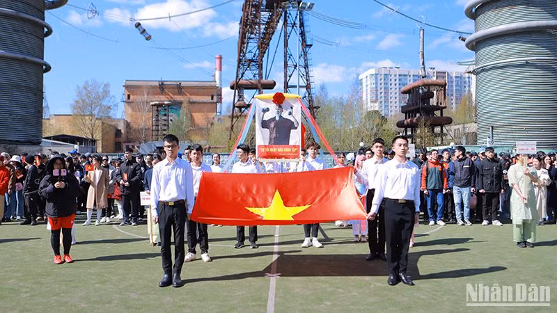 Lễ khai mạc Đại hội Thể thao sinh viên Việt Nam tại Saint Petersburg năm 2025.