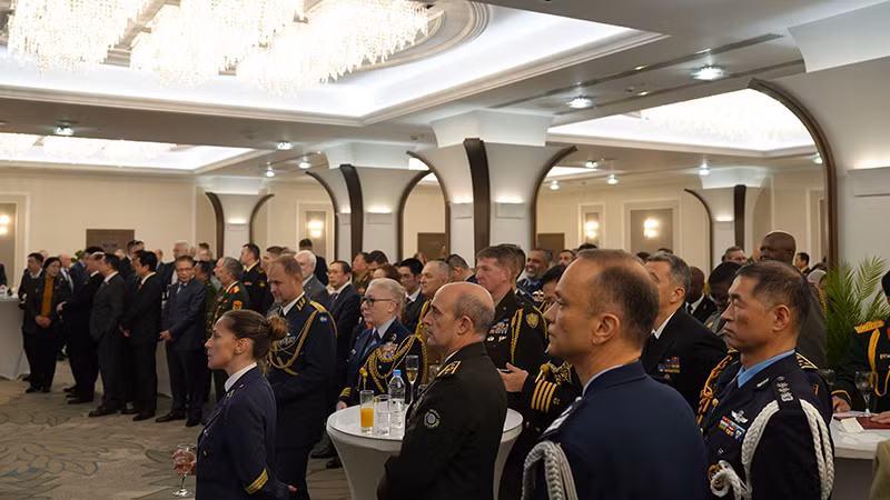 Đông đảo các đại biểu quốc tế tham dự Lễ kỷ niệm.