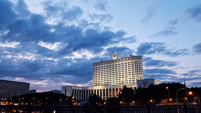 Tòa nhà Chính phủ Nga. (Ảnh: RIA Novosti)
