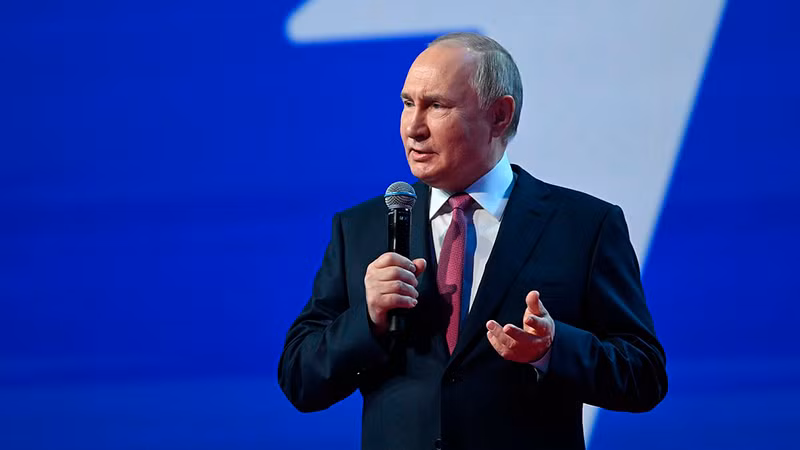 Tổng thống đương nhiệm Vladimir Putin. (Ảnh: RIA Novosti)