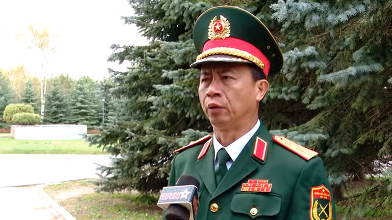 Thiếu tướng Nguyễn Văn Thanh, Phó Hiệu trưởng Trường Sĩ quan Lục quân 1, Trưởng đoàn công tác cho biết, sức khỏe, tinh thần về tinh thần của cán bộ, chiến sĩ rất tốt.