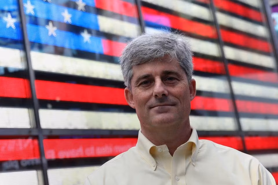 Ông Stockton Rush tại Quảng trường Thời đại, New York, Mỹ, năm 2017. (Ảnh: Reuters)