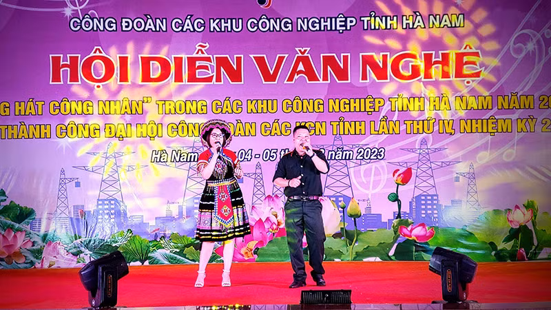 Tiết mục dự thi của các đơn vị tại Hội diễn.