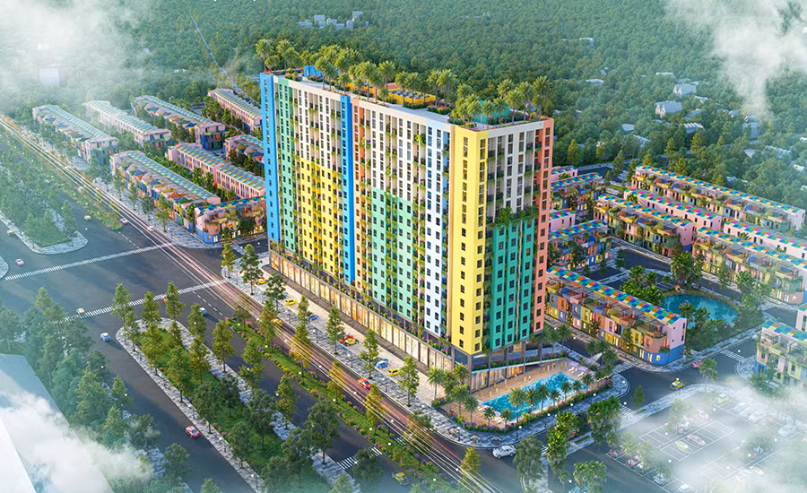 Mô hình dự án nhà ở xã hội.