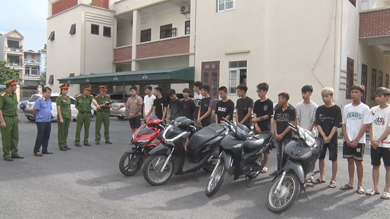 Các đối tượng có hành vi gây rối trật tự công cộng bị khởi tố.