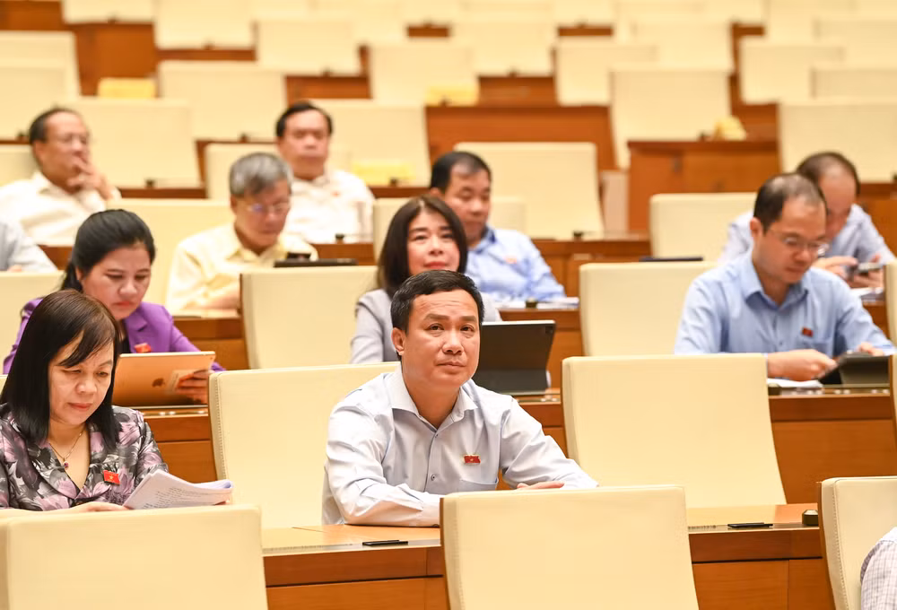 [Ảnh] Chất vấn và trả lời chất vấn các nhóm lĩnh vực tại Phiên họp thứ 36 Ủy ban Thường vụ Quốc hội ảnh 6