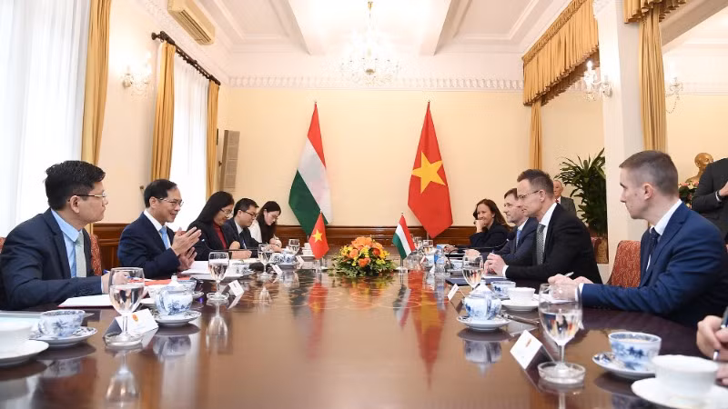 Quang cảnh cuộc hội đàm. Ảnh: VGP