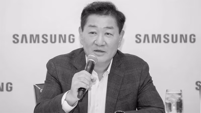 Ông Han Jong-Hee phát biểu tại một sự kiện của Samsung. (Ảnh: SAMSUNG)