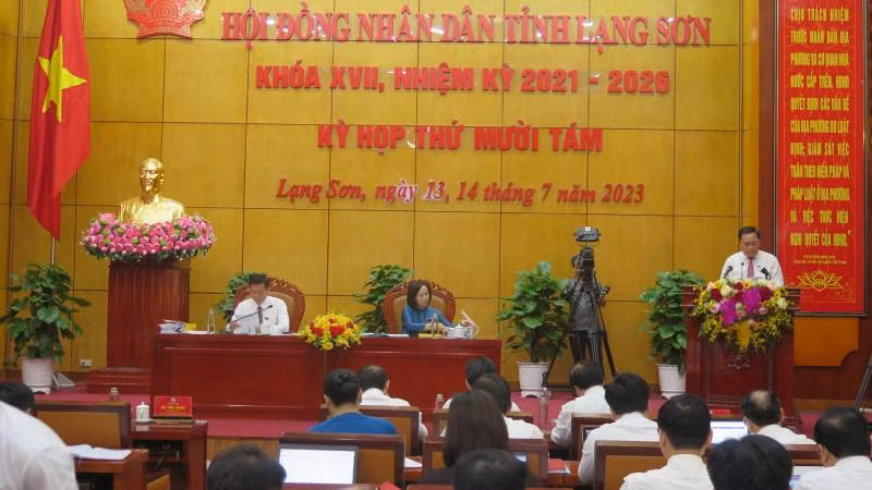 Hội đồng nhân dân tỉnh Lạng Sơn tổ chức Kỳ họp thứ 18, khóa 17, nhiệm kỳ 2021-2026.