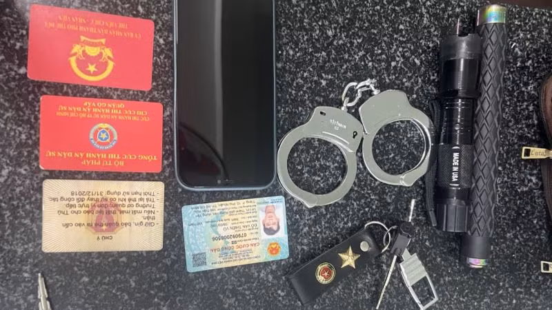 Tang vật thu được từ đối tượng Đ.V.T.V.