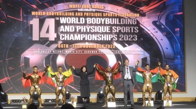 Các vận động viên đạt thành tích cao ở hạng cân 70kg nam. 