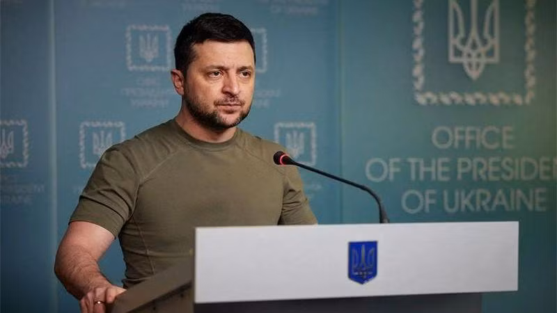 Tổng thống Ukraine Volodymyr Zelensky. (Ảnh: Reuters)