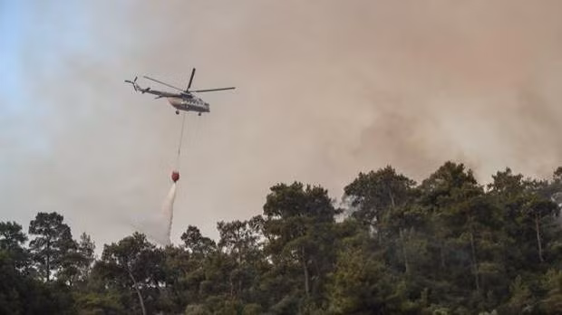 Một đám cháy rừng tại Thổ Nhĩ Kỳ. (Nguồn: EPA)